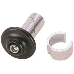 Point Accessoires Cintre & Poignées Bouchons De Cintre, Argent/noir