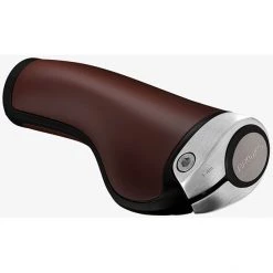 Brooks Poignées Ergonomiques GP1 Grips En Cuir, Marron