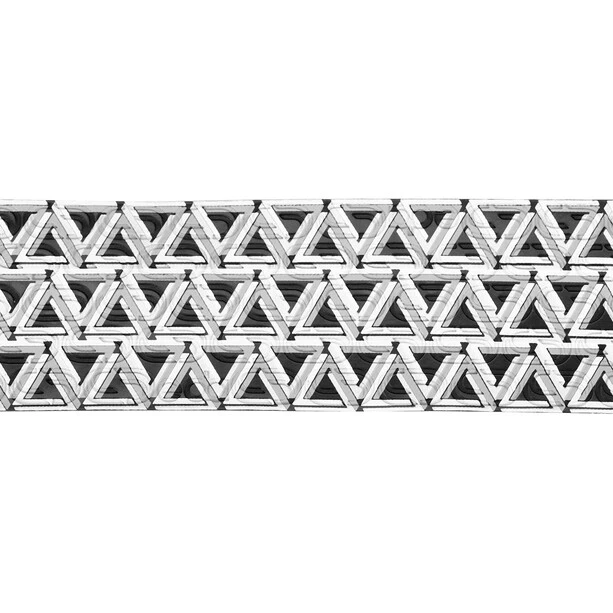 Deda-elementi Rubans Loop Ruban Pour Guidon, Noir/argent 1 Deda-elementi Rubans Loop Ruban Pour Guidon, Noir/argent