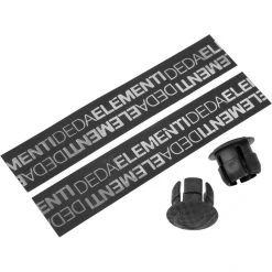 Deda-elementi Rubans Presa Ruban De Guidon Perforé, Noir/gris -Poignées Soldes deda elementi presa handlebar tape perforated black grey 4