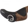 Ergon Poignées Ergonomiques GP3 Liège Bio Poignées, Marron/noir