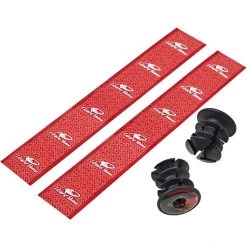 Lizard-skins DSP Rubans De Cintre 1,8mm, Rouge -Poignées Soldes lizard skins dsp handlebar tape 18mm crimson red 4