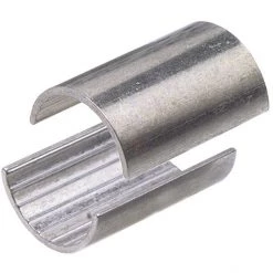 Problem-solvers Accessoires Cintre & Poignées Bague Ajustement Cintre Ø25,4/26mm 45mm Long, Argent