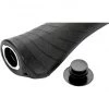 Red-cycling-products Poignées Ergonomiques Ergo Rubber Grip, Noir