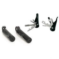 Xlc Accessoires Cintre & Poignées Comp BE-A11 Embouts De Guidon, Noir